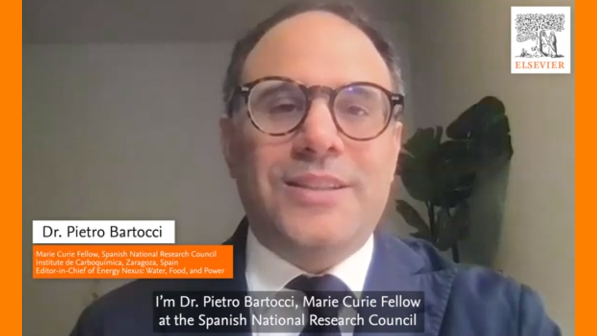 Pietro Bartocci, del Grupo de Combustión y Gasificación, nombrado Editor de la revista Energy Nexus, de Elsevier - Instituto de Carboquímica