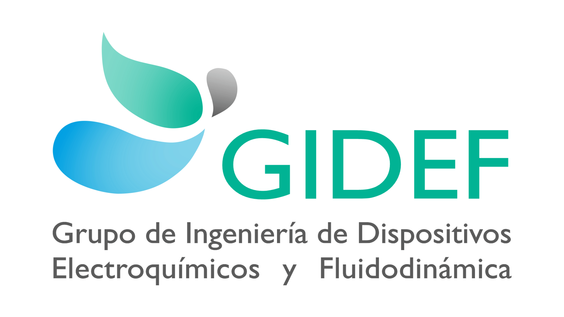 Logotipo GIDEF - Grupo de Ingeniería de Dispositivos Electroquímicos y Fluidodinámica